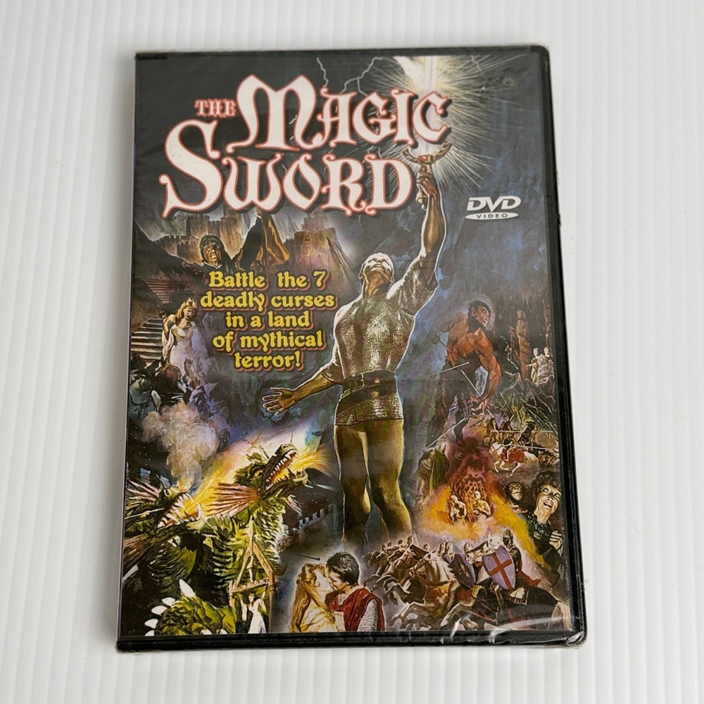 The Magic Sword DVD 1962 Fantasy Adventure Basil Rathbone Alpha Video New Sealed